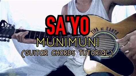 Chords for Munimuni .